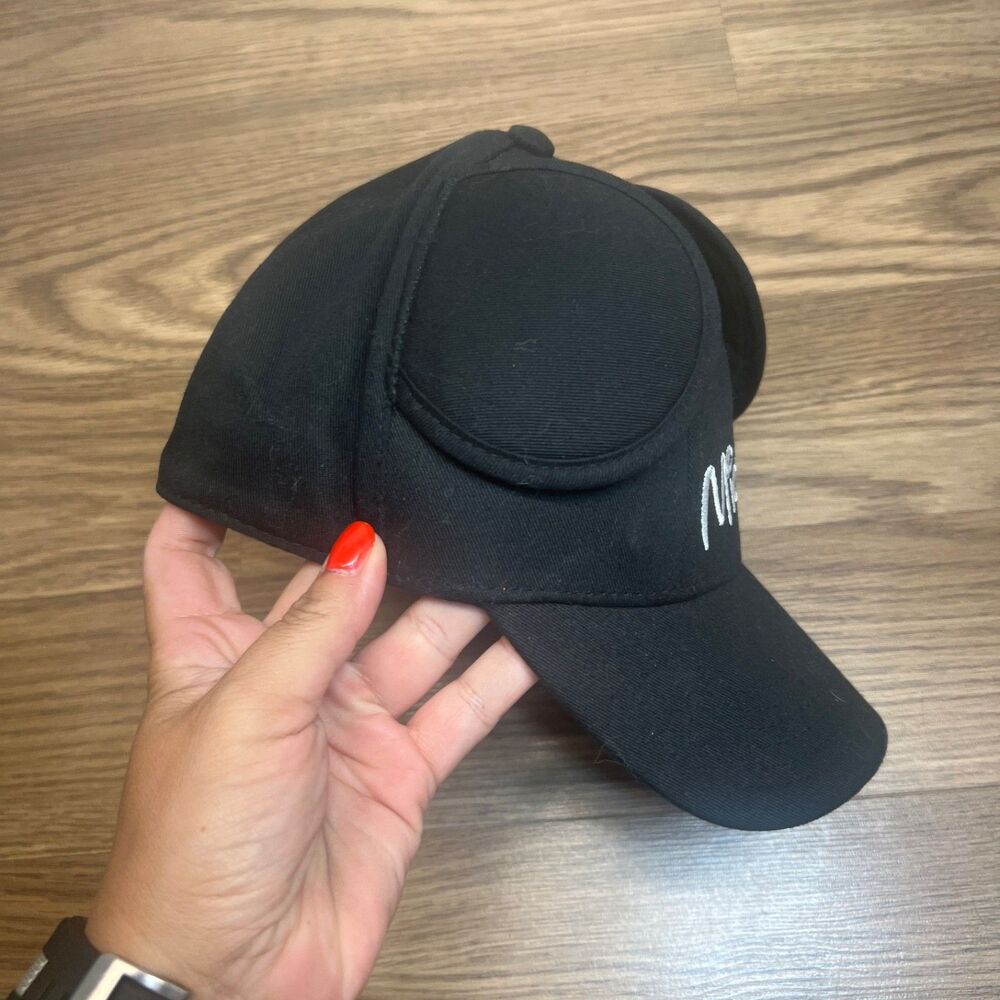 Disney Mickey Mouse‎ Ears Baseball Cap Hat OS Snapback Adjustable Black - Picture 4 of 8